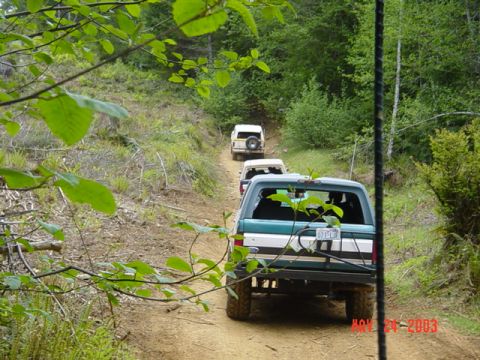 1989 Ford Bronco - Another shot rolling down the trail