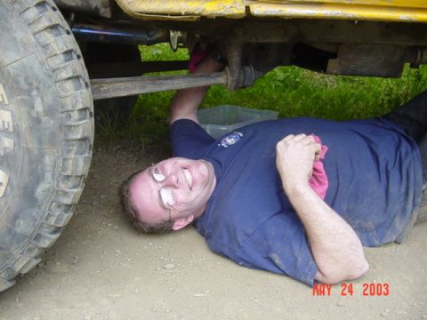 1989 Ford Bronco - Tony showing how happy he is about this