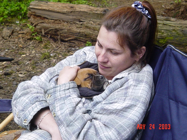 Puppy finds all the cool places to sleep