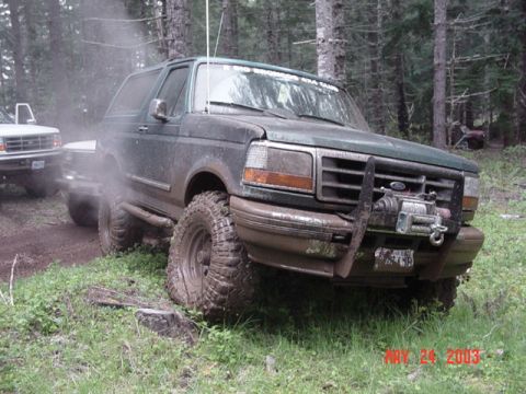 1989 Ford Bronco - Greg after the mud hole
