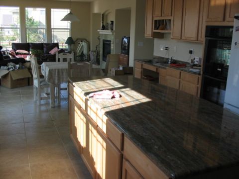 1995 Ford Bronco - Granite countertops in kitchen, this is the island gourmet prep area.
