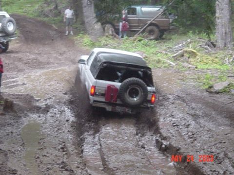 1989 Ford Bronco - Mark showing his love of mud