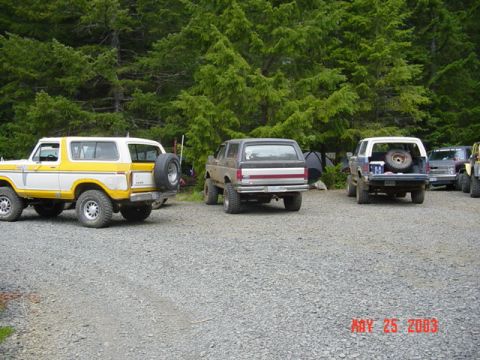 1989 Ford Bronco - The parking by my camp spot