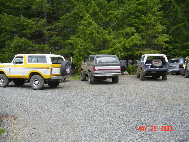 The parking by my camp spot