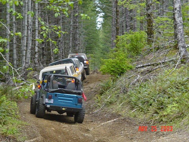 Our group heading up Firebreak 5