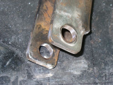 1978 Ford Bronco - New holes milled