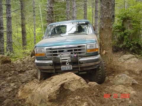 1989 Ford Bronco - Greg said "Since the ARB is working I'll take the hard line"