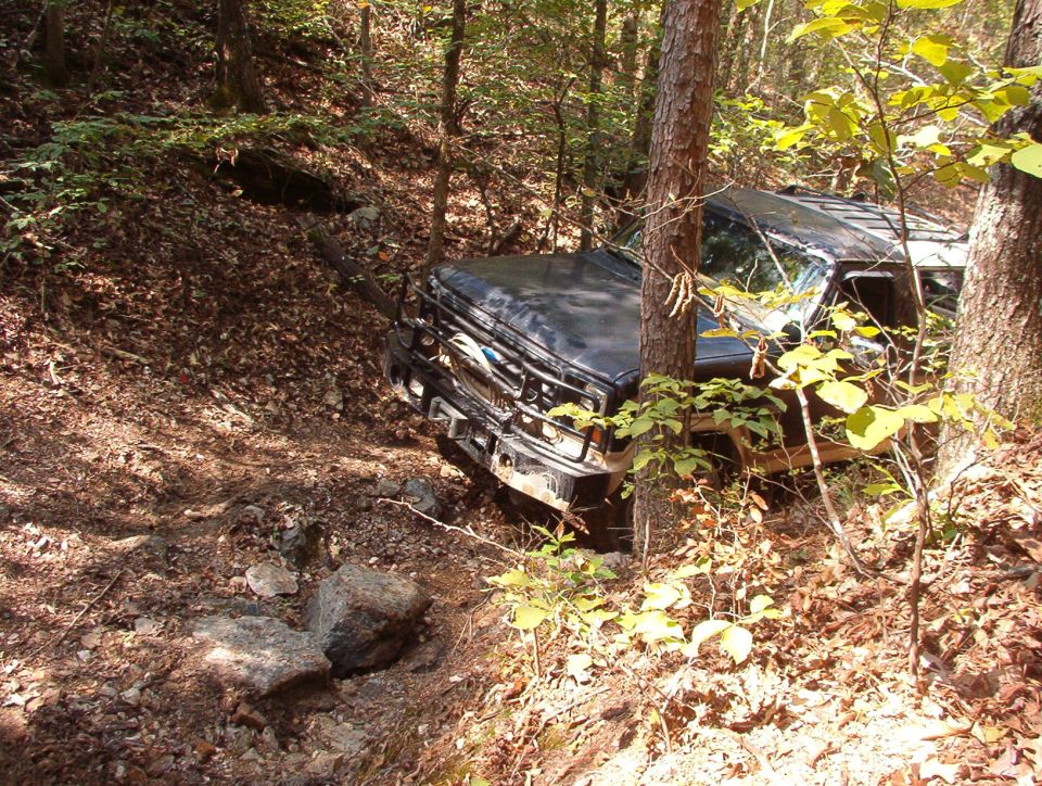 Me attempting Rock Fink Ravine (4)