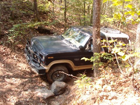 1983 Ford Bronco - Me attempting Rock Fink Ravine (4)