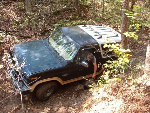 1983 Ford Bronco - Dead! I didn't make it - I had to back out, which is exactly what I expected.
