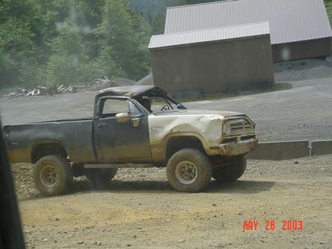 1989 Ford Bronco - This dodge rolled on one of the hills