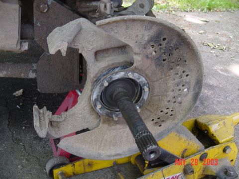 1989 Ford Bronco - Spindle removed