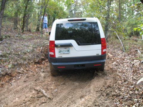 1993 Ford Bronco - LR3 on the hill.