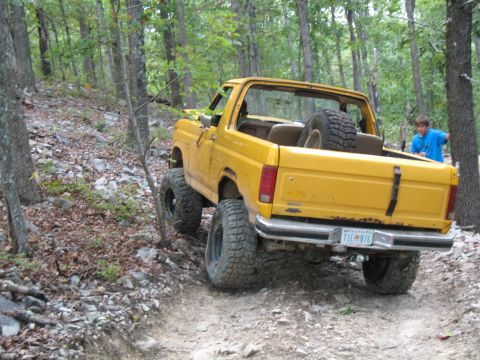 1993 Ford Bronco - We're winching Hunter off the trail in this pic. His Bronco had an issue with loading up on fuel whenever it sat without running for a whil…