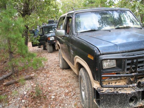 1993 Ford Bronco - Steve's Bronco and Greg's Rover