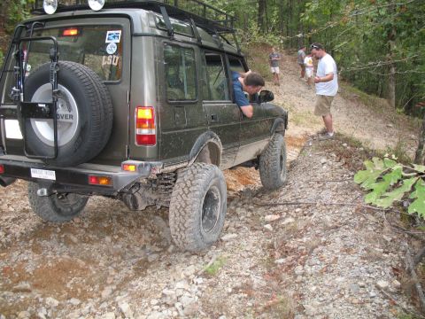 1993 Ford Bronco - A nice little place at the bottom of the Sardine Ravine hill. The lifted Rovers all took this line to the right to stay kinda level. The st…
