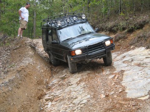 1993 Ford Bronco - The easy, off camber path.