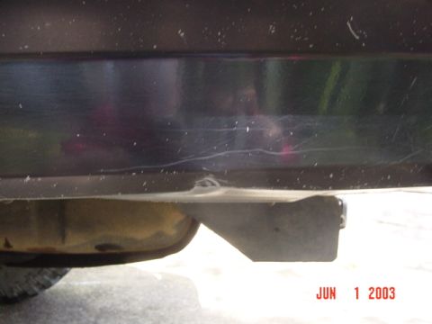 1989 Ford Bronco - Found this dent while washing