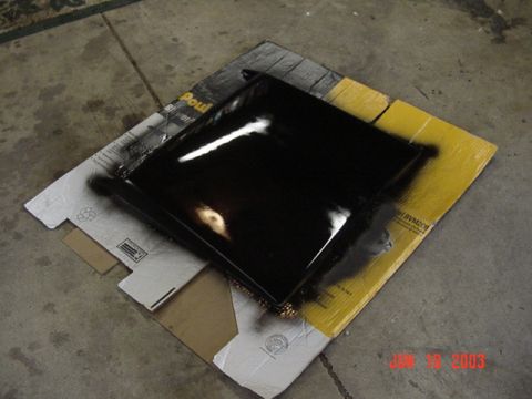 1989 Ford Bronco - Might as well paint the scoop while it is off