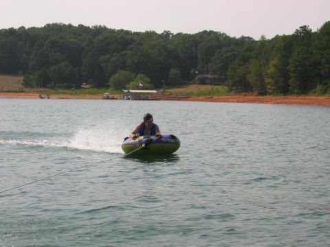 1985 Ford LTD Crown Victoria - Tubing on Lake Hartwell, SC on August 24, 2007.