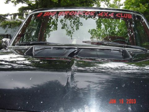 1989 Ford Bronco - With the flash, you can see the holes