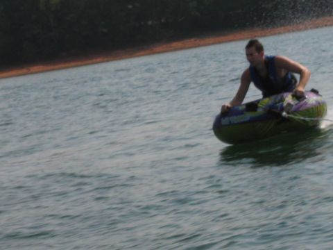 1985 Ford LTD Crown Victoria - A person enjoys tubing on Lake Hartwell, SC on August 24, 2007.