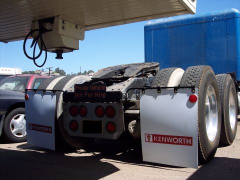 1981 Kenworth W900A - New Mudflaps.