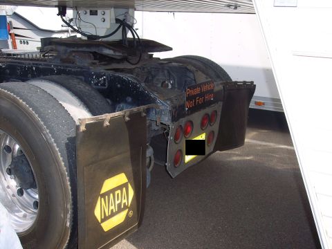 1981 Kenworth W900A - old mud flaps