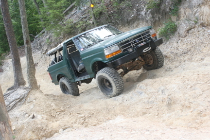 1994 Ford Bronco - RITS 2006 at Uwharrie National Forest on the Daniel trail
