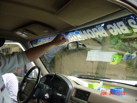 1989 Ford Bronco - We cut his reverse so we could put it on the inside