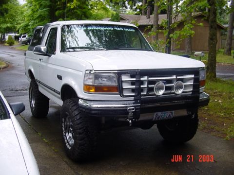 1989 Ford Bronco - New sticker looks sweet