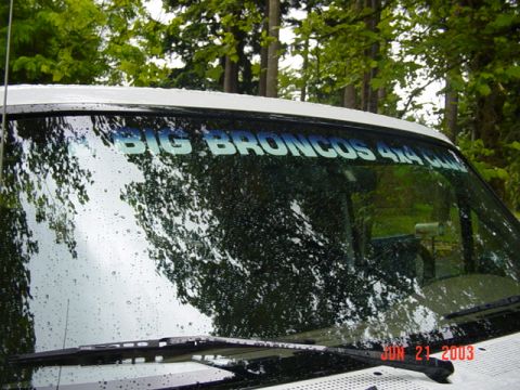 1989 Ford Bronco - Closeup