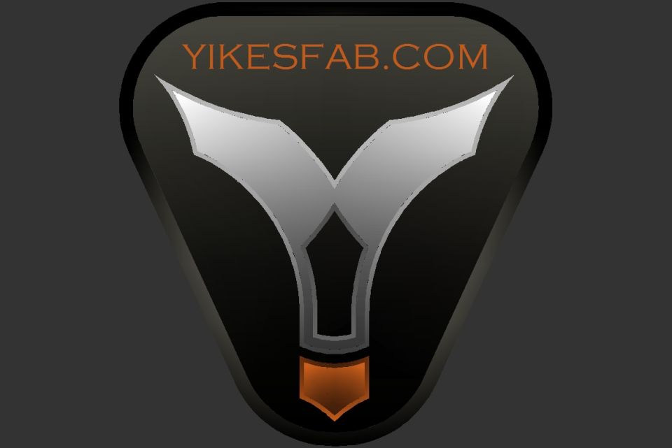 Logo with text YIKESFAB.COM