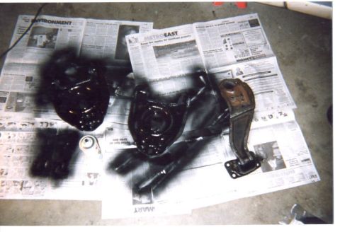 1964 Ford Fairlane - Painting the A arms