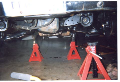 1964 Ford Fairlane - Veiw of poly bushings
