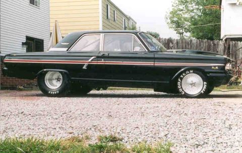 1964 Ford Fairlane - Black Thunderbolt Clone