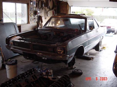 1964 Ford Fairlane - It was hard to find the small pattern slot wheels