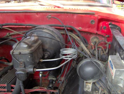 1978 Ford Bronco - Coming off the master/cylinder