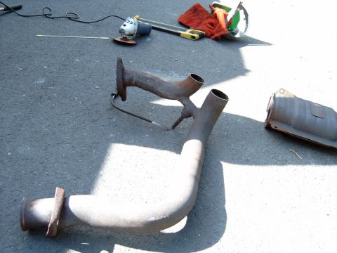 1989 Ford Bronco - modified y pipe