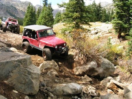 1995 Ford Bronco - Scott coming down