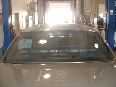 2000 Ford Crown Victoria - Rear window of 2001 Crown Victoria