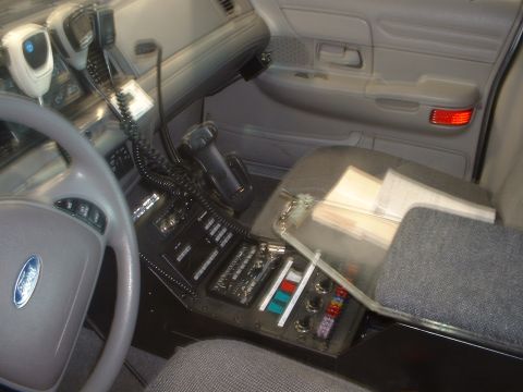 2000 Ford Crown Victoria - Close up interior of 2001 Crown Victoria