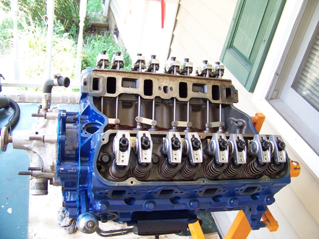Almost done - new cam, lifters, pushrods.