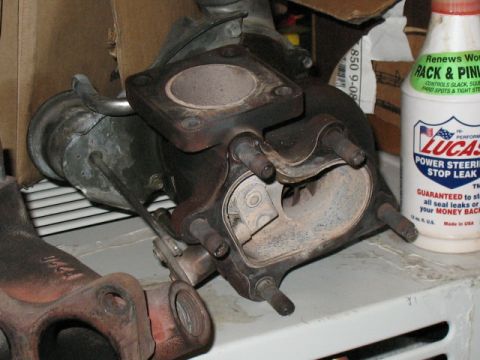 2001 Pontiac Trans Am - A turbocharger part is shown with visible text from a website.