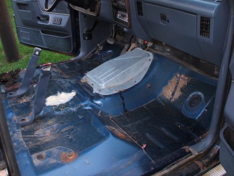 1990 Ford Bronco - Another view - inside cleaned out.