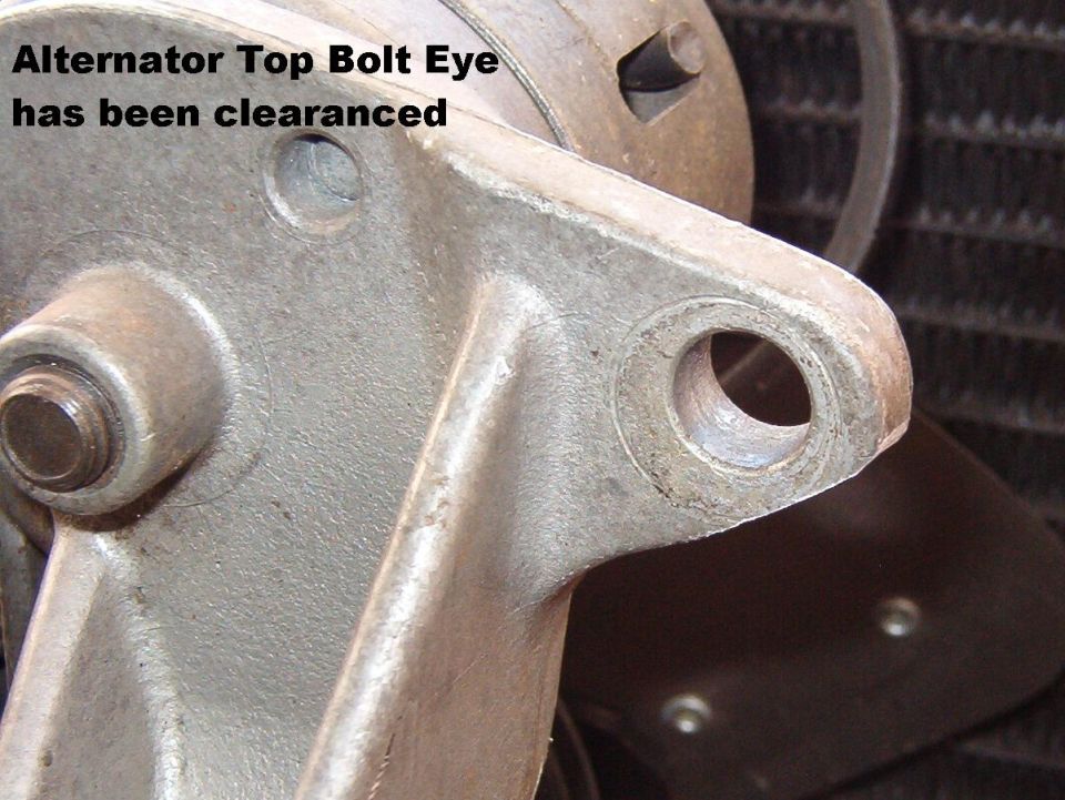 A few seconds with the 4 1/2" grinder solves this problem.
GO TO THE NEXT PIC.