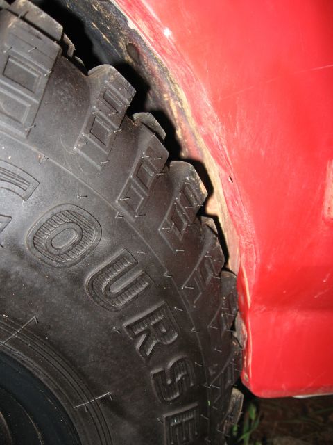 1995 Ford F-150 - A little rub on the front fender.