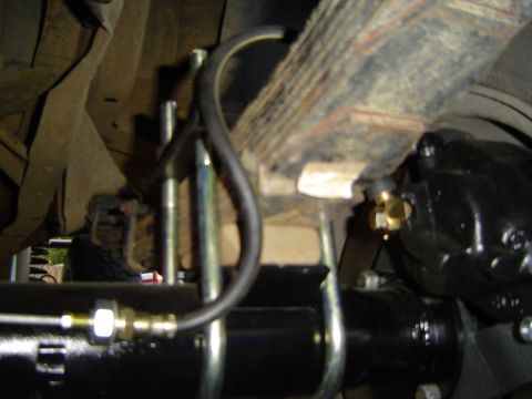 1978 Ford Bronco - Bad pic of the brake line routing