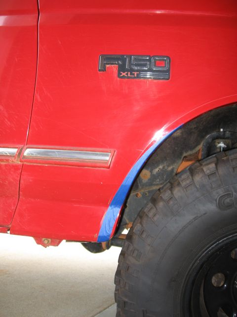 1995 Ford F-150 - Compared to before picture.