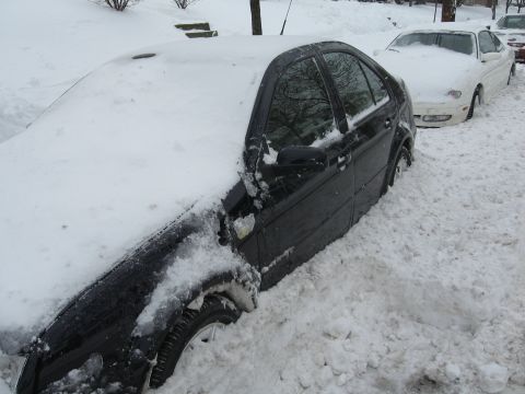 2000 Volkswagen Jetta - Snowed in. Taken 2/14/2007